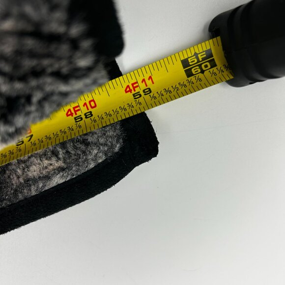 Dennis Basso Home Plush Faux Fur Throw Leopard Theme Cozy Blanket Super soft NWT - Picture 6 of 7